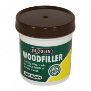 Alcolin Wood Filler - Dark Brown - 200g