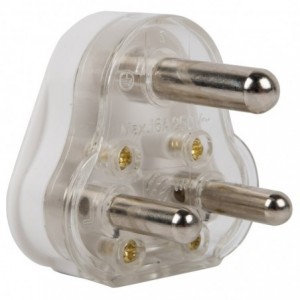 Nexus Hollow Pin Plugtop - 5 Pack - White
