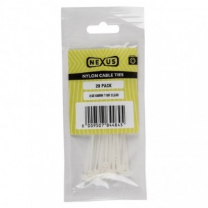 Nexus Cable Ties T30R 3.6mmx150mm – White - 100 Pack