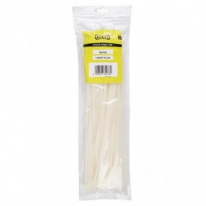 Nexus Cable Ties T501 4.8mmx300mm – White - 100 Pack