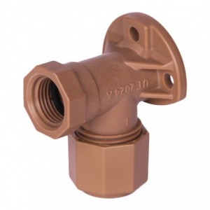 Unitwist Elbow Wallplate CXFI 22mmx3/4inch