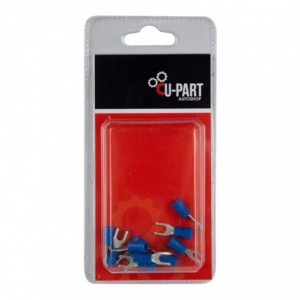 U-Part Terminal Blue Fork 1.5-2.5mm
