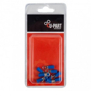 U-Part Terminal Blue Ring Lug 1.5-2.5mm 4mm LR25004