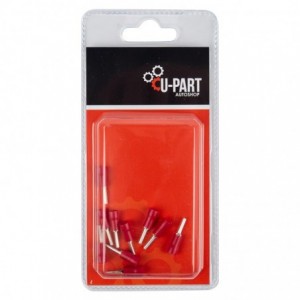 U-Part Terminal Red Pin Lug 0.5x1mm LP15000