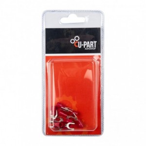 U-Part Terminal Red Fork 0.5-1.5mm 5mm LF15005
