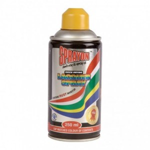 Sprayon STD Spray Paint - Caterpillar Yellow - 250ml