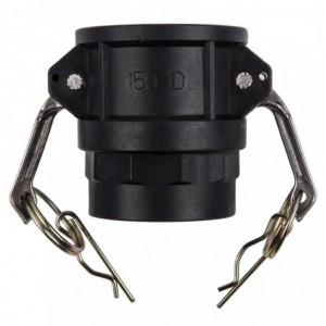 Camlock PP Type D Female Coupler X Female BSP 40mm