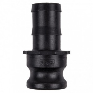 Camlock PP Type E Male Adaptor X Hose Tail 25mm