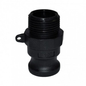 Camlock PP Type F Male Adaptor X Male BSP 80mm