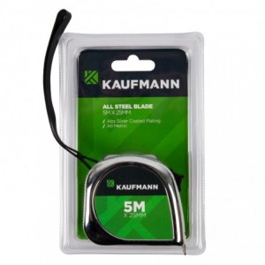 Kaufmann Tape Measure All Steel Blade 25mmx 5m