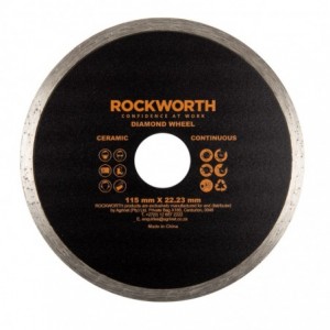 Rockworth Diamond Wheel 115mm Continuous Rim