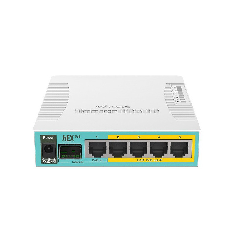 MikroTik hEX PoE 5xGE 4xPoE 1xSFP ROS L4