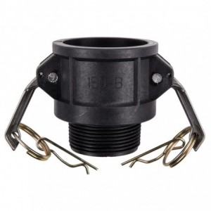 Camlock PP Type B Female Coupler X Male BSP 20mm
