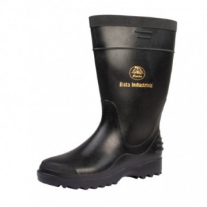 Bata Elegant Ladies Gumboot - Black - Size 4