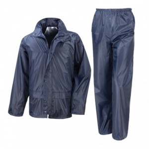 Skudo Elite 2piece Rubberised Rain Suit -  Navy  - 2XL