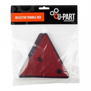 U-Part Reflector Triangle - Red - 150mm - 2 Pack