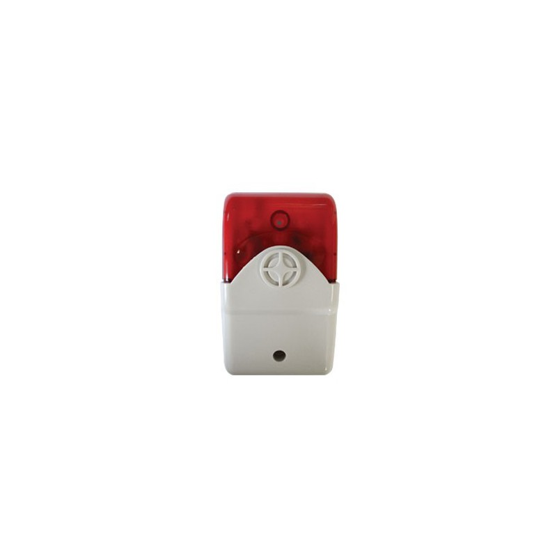 Securi-Prod Alarm Siren Strobe Red 12VDC