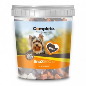 Complete Snax Bones &amp; Hearts Bites Semi Moist 600g