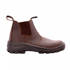 Bova Chelsea Brown Safety Boot STC - Size 7