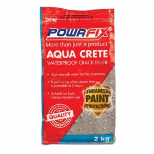 Powafix Aqua Crete Waterproof Crack Filler - 2kg