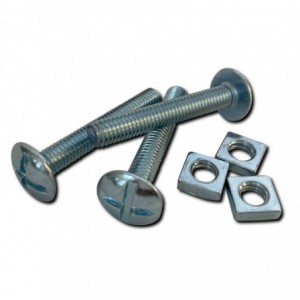 Ifasten M6x20mm Gutter Bolt and Nut 25 Per Pack
