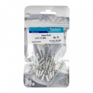 Ifasten Rivet Dome 4.0mmx12mm - 25 Per Pack