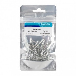 Ifasten Rivet Dome 4.8mmx10mm - 25 Per Pack