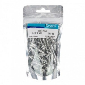 Ifasten Rivet Dome 4.8mmx10mm - 100 Per Pack