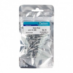 Ifasten Rivet Dome 4.8mmx12mm - 25 Per Pack