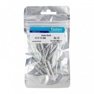 Ifasten Rivet Dome 4.8mmx18mm - 25 Per Pack