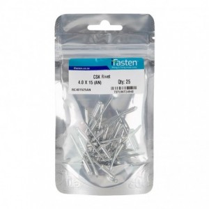 Ifasten Rivet CSK 4.0mmx15mm - 25 Per Pack