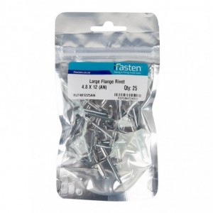 Ifasten Rivet Flange Large 4.8mmx12mm - 25 Per Pack
