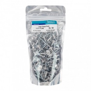 Ifasten Rivet Flange Large 4.8mmx12mm - 100 Per Pack