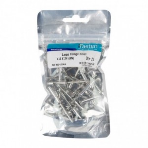 Ifasten Rivet Flange Large 4.8mmx24mm - 25 Per Pack