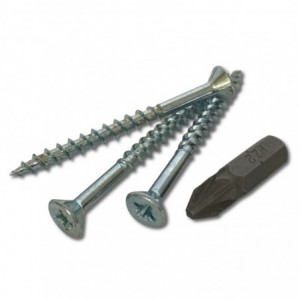 Ifasten CBC Pozi NO8 ZP 4.2mmx16mm 500 Per Tub + Bit