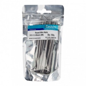 Ifasten Round Wire Nail 125mmx5mm 250g Per Pack