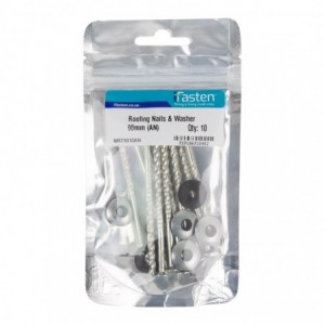 Ifasten Roofing Nails With Washer 90mm 10 Per Pack