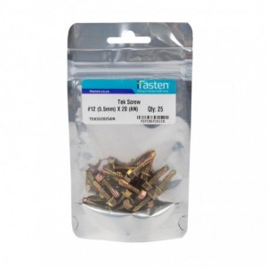 Ifasten Tek Screw NO12 5.5mmx20mm - 25 Per Pack