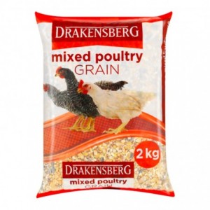 Drakensberg Red Bag Mixed Poultry Grain - 2kg