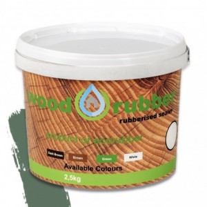 Eco Rubber Wood Rubber - 2.5kg - Green