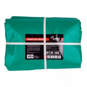 U-Part Tarpaulin PVC 550g 2x3m Green