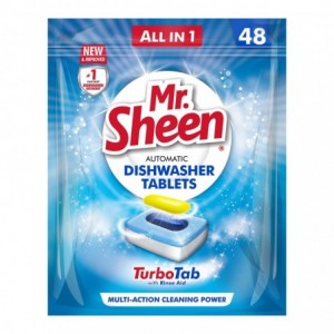 Mr. Sheen Automatic Dishwasher Tablets - 48 Units