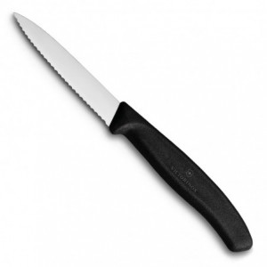 Victorinox Paring Knife Serrated - 10cm - Black