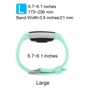 Fitbit Charge 2 Band - Classic Edition Adjustable Comfortable Replacement Strap for Fit bit Charge 2 (No Tracker) -  TEAL