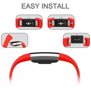 Fitbit Charge 2 Band - Classic Edition Adjustable Comfortable Replacement Strap for Fit bit Charge 2 (No Tracker) -  Tangerine