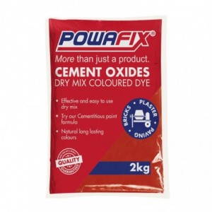 Powafix Cement Oxide Powder – Red - 2kg