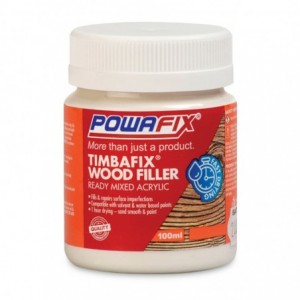 Powafix Timbafix Wood Filler - White - 100ml