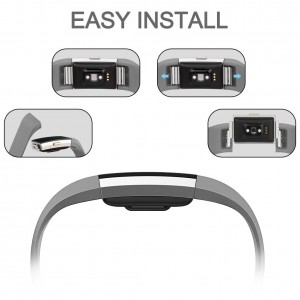 Fitbit Charge 2 Band - Classic Edition Adjustable Comfortable Replacement Strap for Fit bit Charge 2 (No Tracker) -  Small