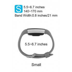 Fitbit Charge 2 Band - Classic Edition Adjustable Comfortable Replacement Strap for Fit bit Charge 2 (No Tracker) -  Small