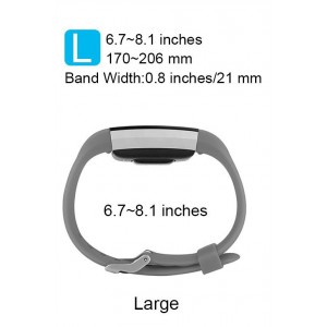 Fitbit Charge 2 Band - Classic Edition Adjustable Comfortable Replacement Strap for Fit bit Charge 2 (No Tracker) -  Large